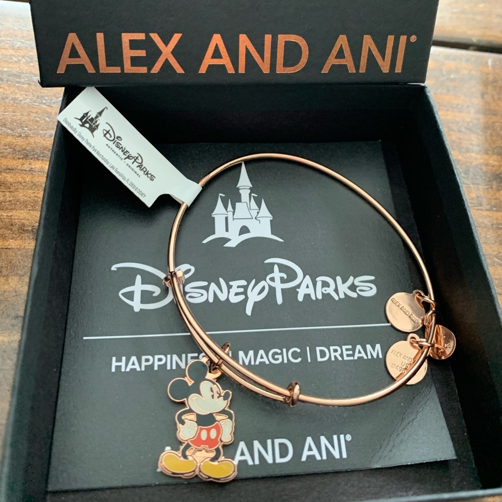 Alex and Ani Mickey rose gold